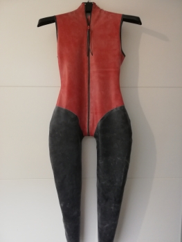 Latex Catsuit - Model : Streifen ohne Arme